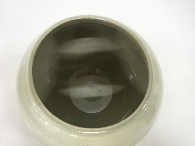  廣州窯造　刷毛目　水指